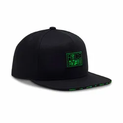 Fox Throttle Snapback Hat/Cap - Black - OS