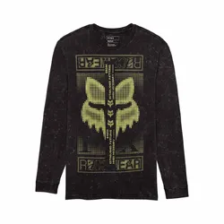 Fox Throttle Long Sleeve Premium Tee - Black