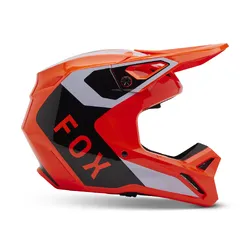 Fox V1 Lean Helmet Youth - Fluro Orange