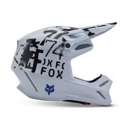 Fox V3 SEVENTY4 Helmet - White