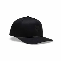 Fox Head Rope Hat/Cap - Black - OS