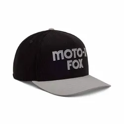 Fox Moto-X Cord Snapback Hat/Cap - Black