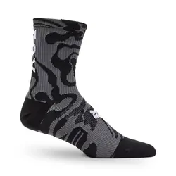 Fox 6" Ranger Sock - Frequency - Black - XSS