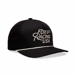 Fox Flag Rope Hat/Cap - Black - OS
