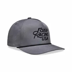 Fox Flag Rope Hat/Cap - Steel/Grey - OS