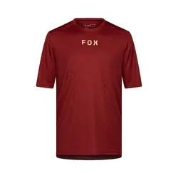 Fox Ranger Short Sleeve Jersey Wordmark - Rust