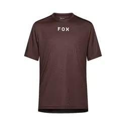 Fox Ranger Short Sleeve Jersey Wordmark - Cocoa