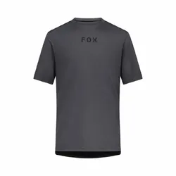 Fox Ranger Short Sleeve Jersey Wordmark - Dark Shadow