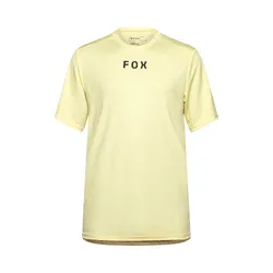 Fox Ranger Short Sleeve Jersey Wordmark - Lemonade