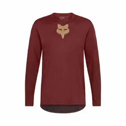 Fox Ranger Long Sleeve Jersey Head - Rust