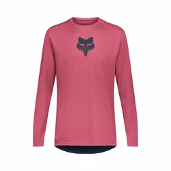 Fox Ranger Long Sleeve Jersey Head - Berry