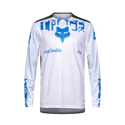Fox Ranger Long Sleeve Jersey Digi Image - White