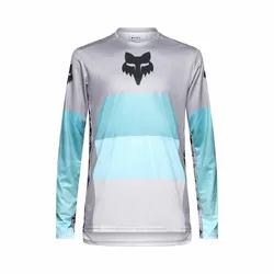Fox Ranger Long Sleeve Jersey Grid - Steel/Grey