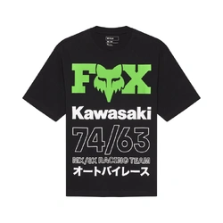 Fox Kawi Oversized Short Sleeve Tee - Black