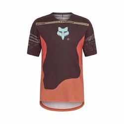 Fox Flexair Short Sleeve Jersey Elevated - Cocoa