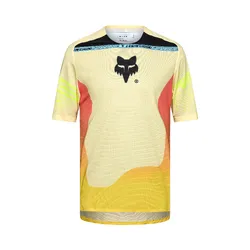 Fox Flexair Short Sleeve Jersey Elevated - Lemonade