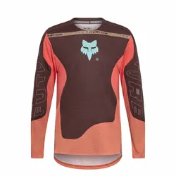 Fox Flexair Long Sleeve Jersey Elevated - Cocoa
