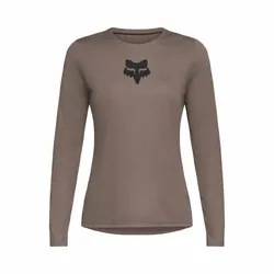 Fox Ranger Long Sleeve Jersey Head Womens - Nutmeg