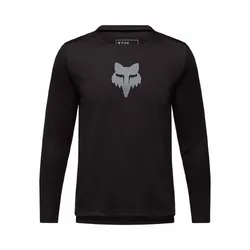 Fox Ranger Long Sleeve Jersey Head Youth - Black