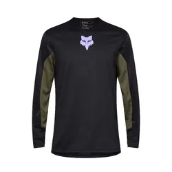 Fox Defend Long Sleeve Jersey Park Youth - Black