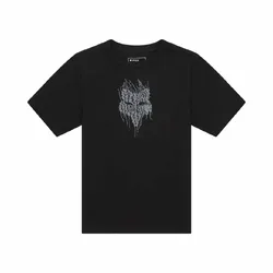 Fox Bark Short Sleeve Tee Youth - Black - M