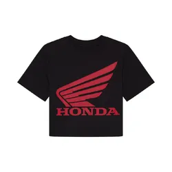 Fox X Honda Baby Tee Womens - Black