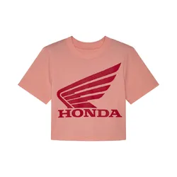 Fox X Honda Baby Tee Womens - Pink