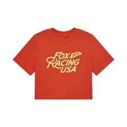 Fox USA Baby Tee Womens - Blood Orange