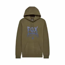 Fox Bolt Fleece Pullover - Olive/Green