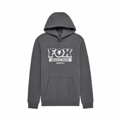 Fox Banner Fleece Pullover - Dark Shadow