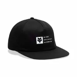 Fox Vision Adjustable Hat/Cap - Black