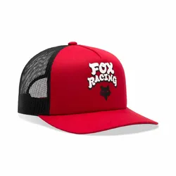 Fox Racewear Mesh Trucker Hat/Cap - Flame Red