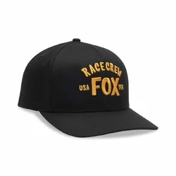 Fox Slogan Snap Back Hat/Cap - Black