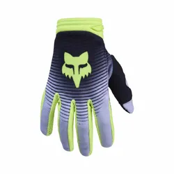Fox 180 Collect Glove Youth - Grey/Yellow