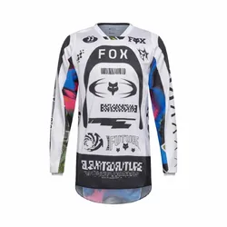 Fox 180 Image Cosmo Jersey - White/Black