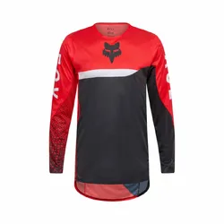 Fox Flexair Fracture Jersey - Fluro Red