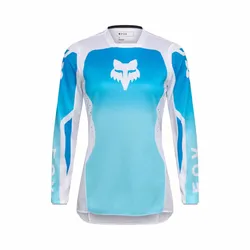 Fox 180 Shield Jersey Womens - White/Blue