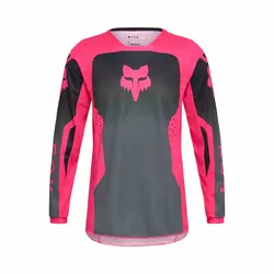 Fox Girls 180 Shield Jersey Youth - Black/Pink