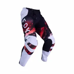 Fox 180 Kairos Pant - White/Fluro Red