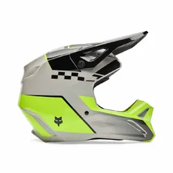 Fox V1 Collect Helmet - Grey/Yellow