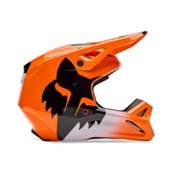 Fox V1 Shield Helmet Youth - Fluro Orange