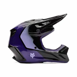 Fox V3 Spire Helmet Youth - Black/Purple