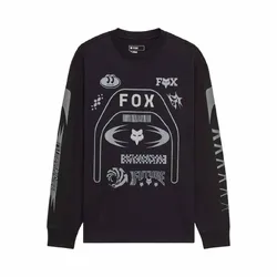 Fox Image Cosmo MW Oversized Long Sleeve Womens - Black