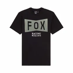 Fox Typeface Short Sleeve Prem Tee - Black
