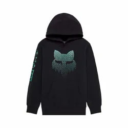 Fox Blur Fleece Pullover Youth - Black