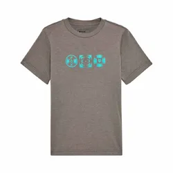 Fox Vision Short Sleeve Tee Youth - Heather Graphite