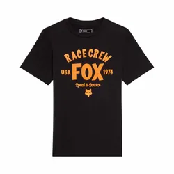 Fox Slogan Short Sleeve Tee Youth - Black