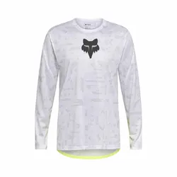 Fox Ranger Long Sleeve Jersey Lunar SE - White