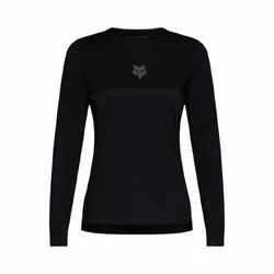 Fox Flexair Long Sleeve Jersey Womens - Black