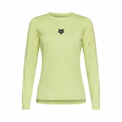 Fox Flexair Long Sleeve Jersey Womens - Lime